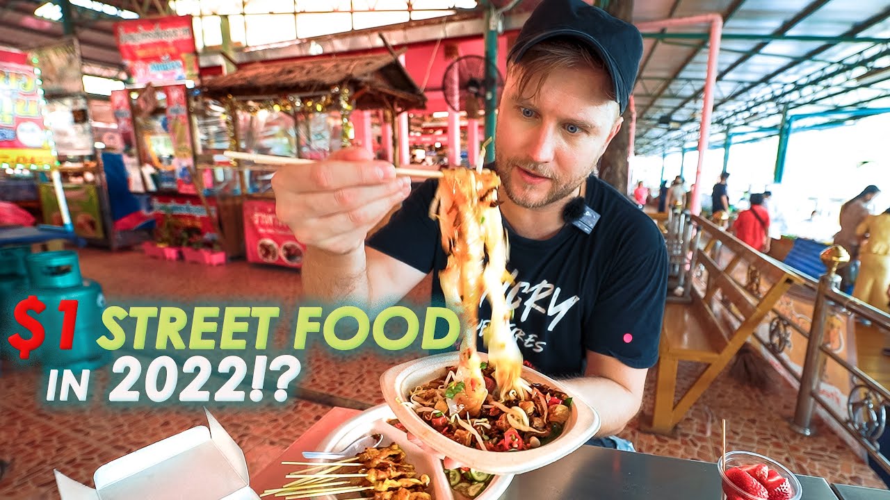 time zone thailand  2022  $1 STREET FOOD in 2022!!! / Thailand We All Love / Bangkok Thai Food Tour