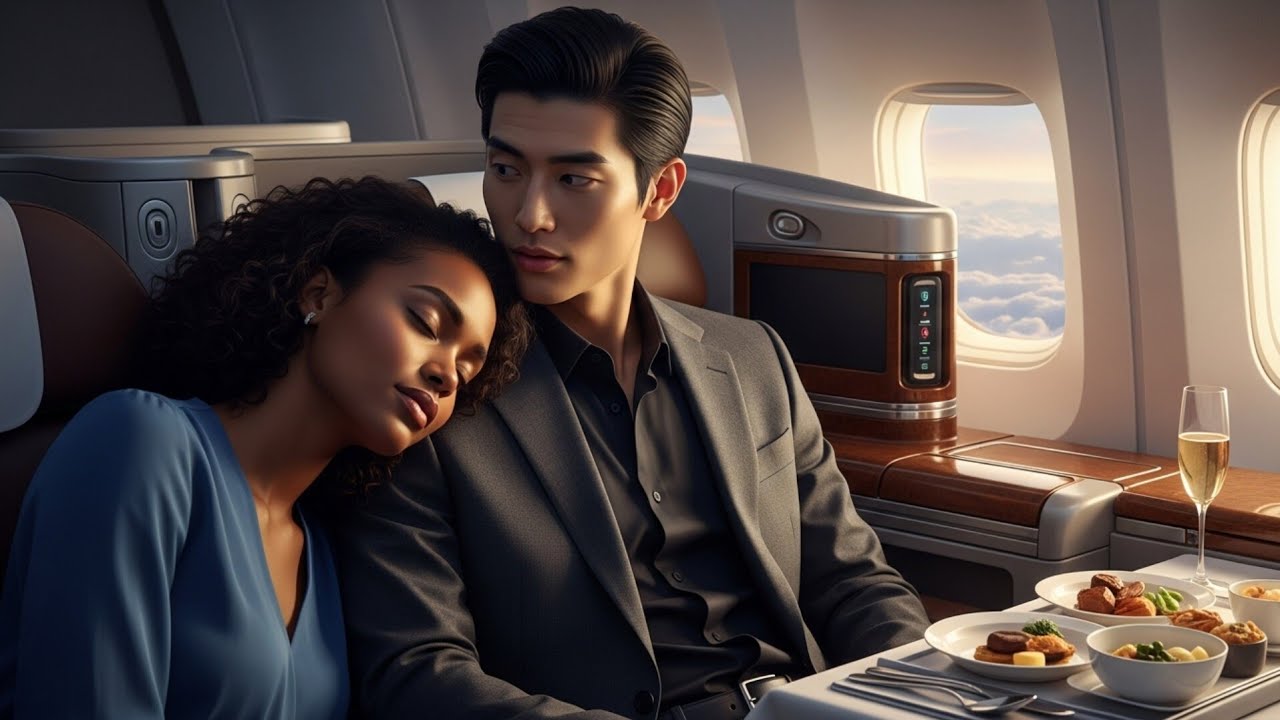 Черная девушка засыпает на плече босса мафии в самолете — и просыпается замужем за ним в