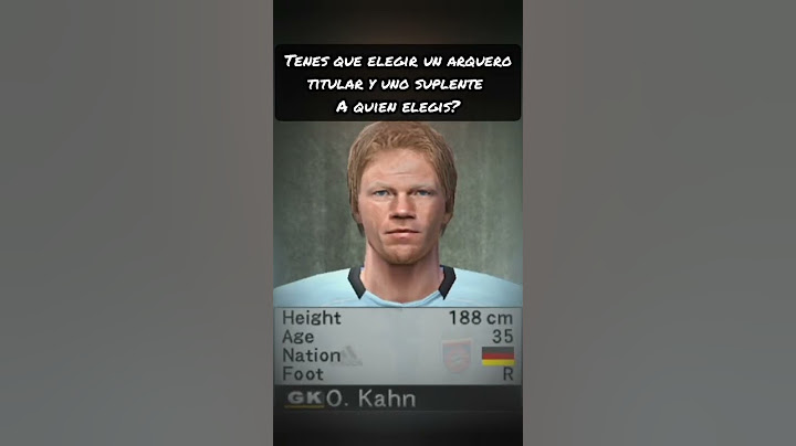 Cuál era el mejor arquero del PES 6?