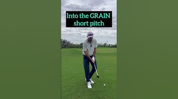 INTO GRAIN tight BERMUDA fairway | short pitch shot #golf