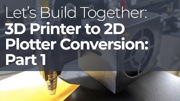Turn a Creality3D Ender 5 3D Printer into a 2D Plotter Part 1