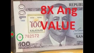 8X VALUE NG STAR NOTES + PRINTED NOTE - PHILIPPINE PAPER MONEY - BANKNOTES