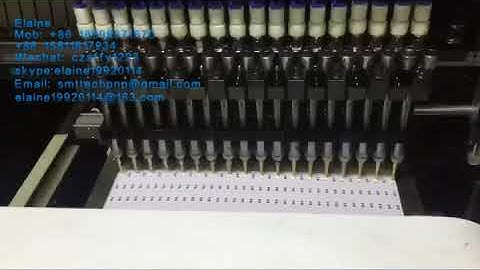 high speed pick and place machine placement video HD