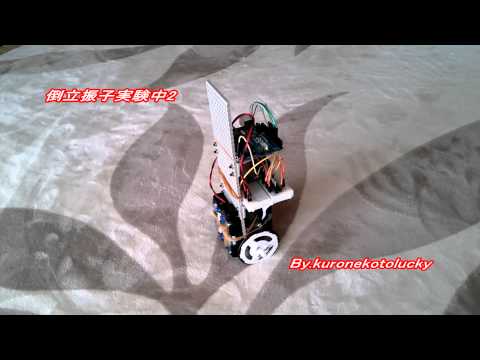 倒立振子実験中2(inverted pendulum)