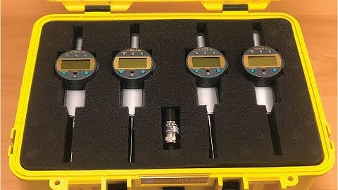 PileSense™: Wireless Load Deflection Test Kit with 4x BlueDial Indicators