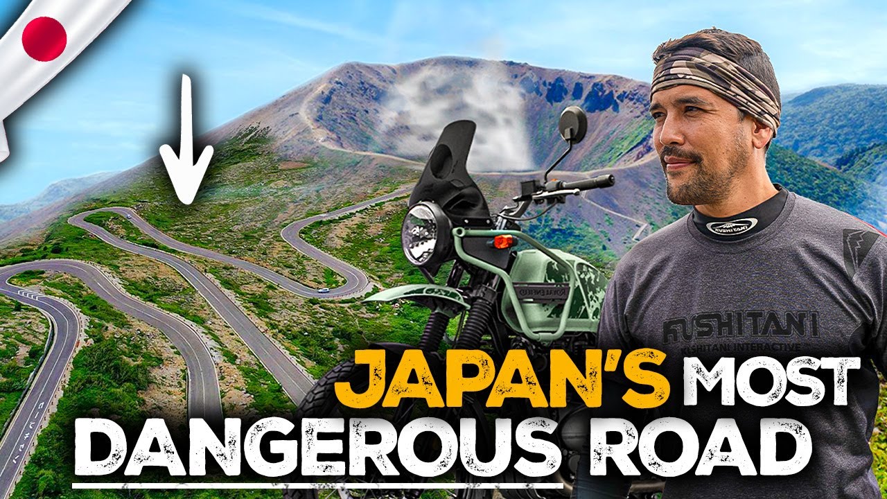 Выживание на самой опасной дороге Японии (не ездите здесь на мотоцикле)