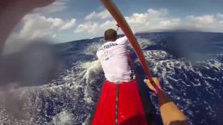 OTW360 Water Change Molokai Hoe - Koa Canoe - Team Puakea