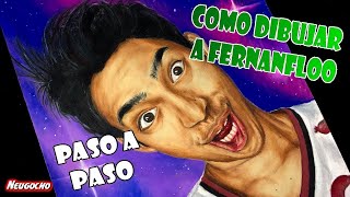 Como Dibujar A Fernanfloo Realista Con Fondo Galaxy Neugocho Hd