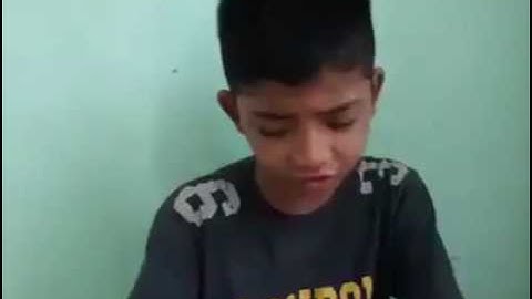 سورة الرحمن بصوت طفل صغير
