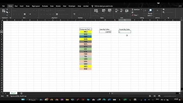 How to Count or Sum Cells With Specific Color in Excel #excel #exceltricks #exceltutorial #tutorial