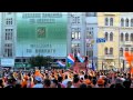 Dutch fans in Kharkiv.