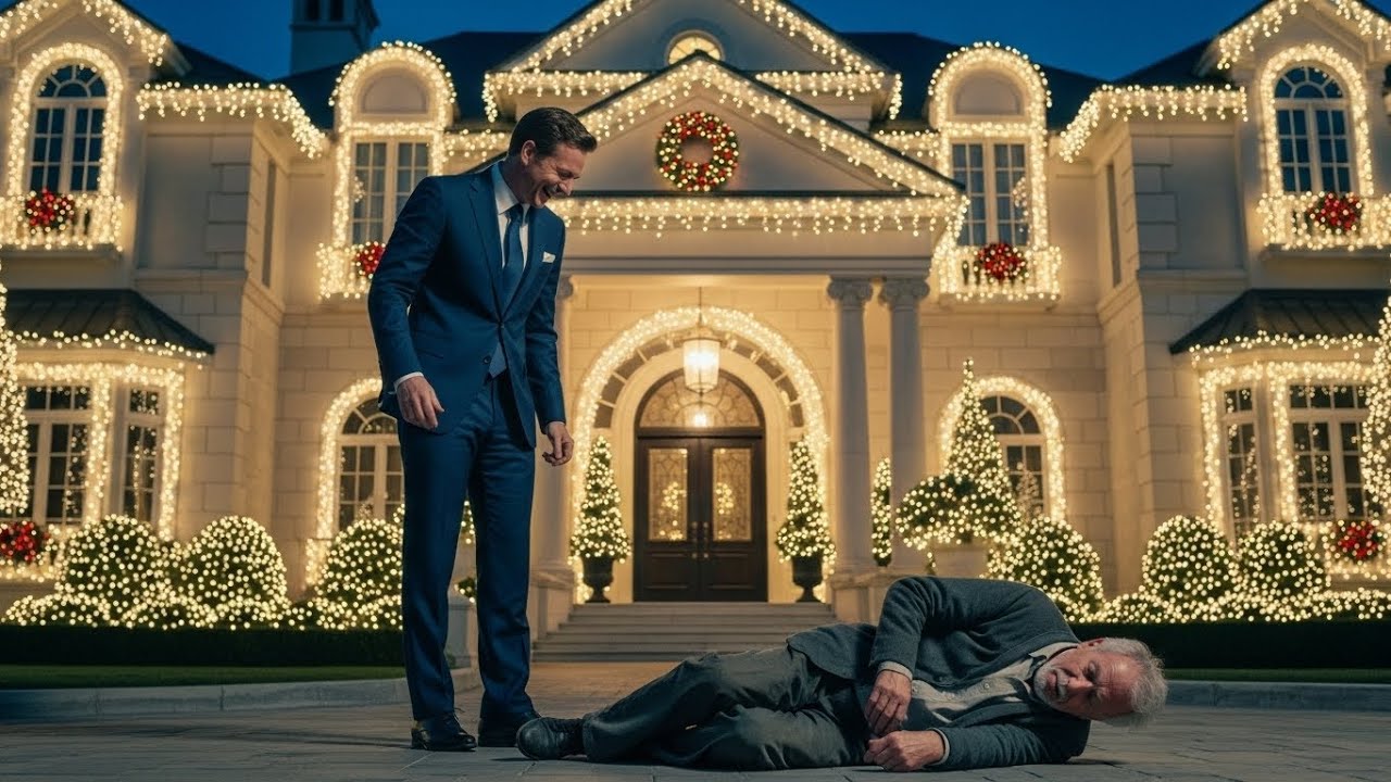 Millonario Expulsa a un Anciano en la Víspera de Navidad y Algo Inesperado Ocurre