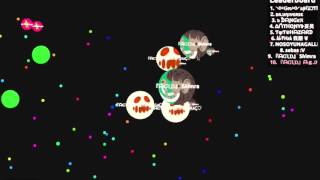 New Clan Introfastest Trick Split Ever?Teaming With ᗩᏳլꭰꮥђɨოяᾀ Agld Clanagar.io