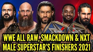 WWE | All Raw, SmackDown & NXT Male Superstar’s Finishers | 2021 |