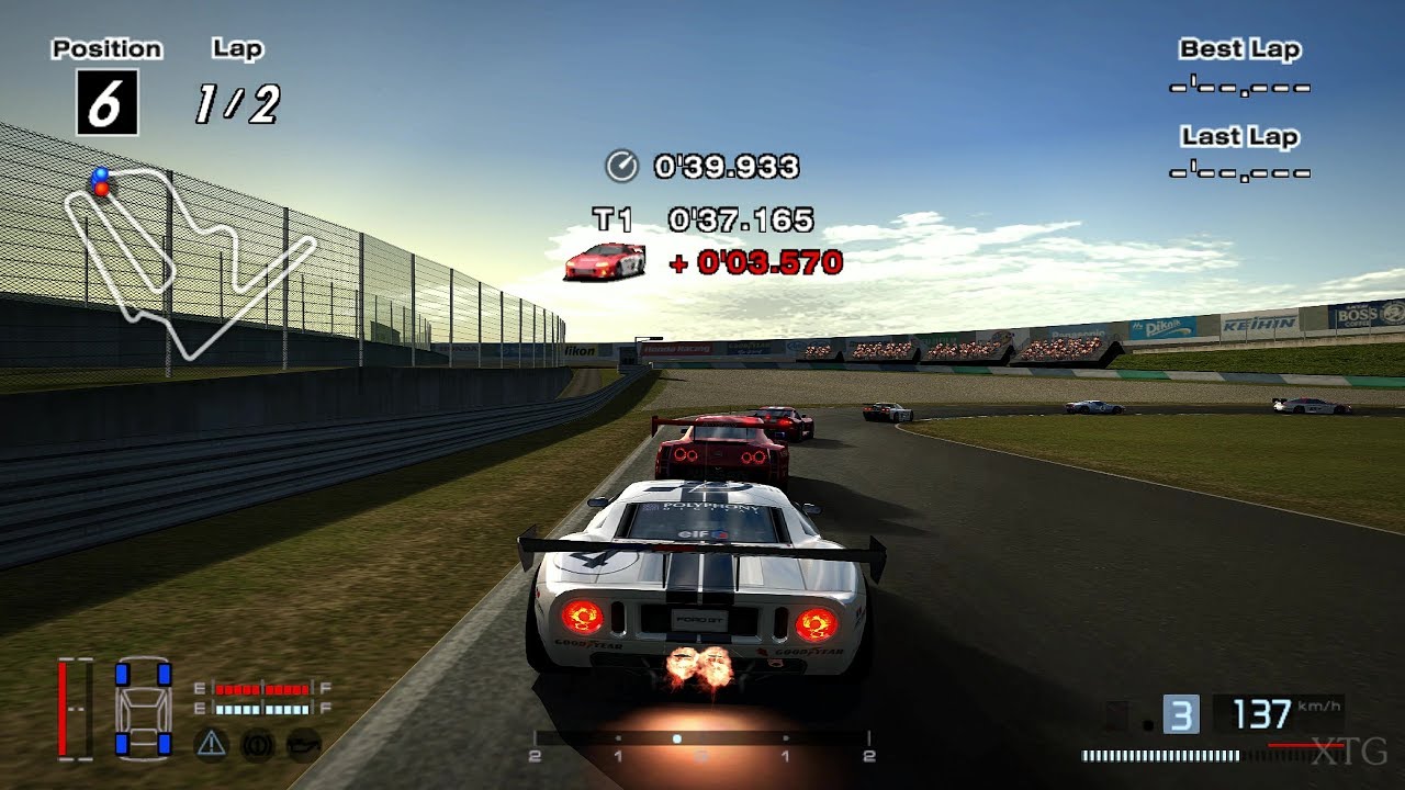 355] Gran Turismo 4 - Ford GT40 Race Car '69 PS2 Gameplay HD 