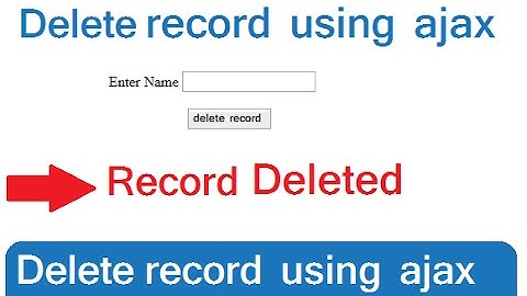 part 2:How to use ajax to insert update delete search in php with mysql