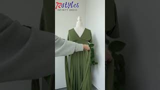 How to wear a convertible infinity dress tutorials-InfinityDress.com #infinitydress#bridesmaiddress