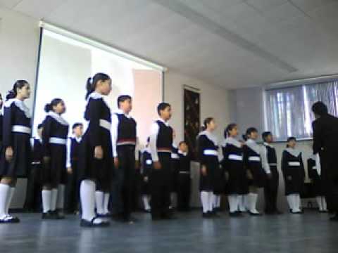 RICARDO MARQUEZ ROSAS Y CORO DEL COLEGIO UNION Y PROGRESO 1 LUGAR HIMNO NACIONAL