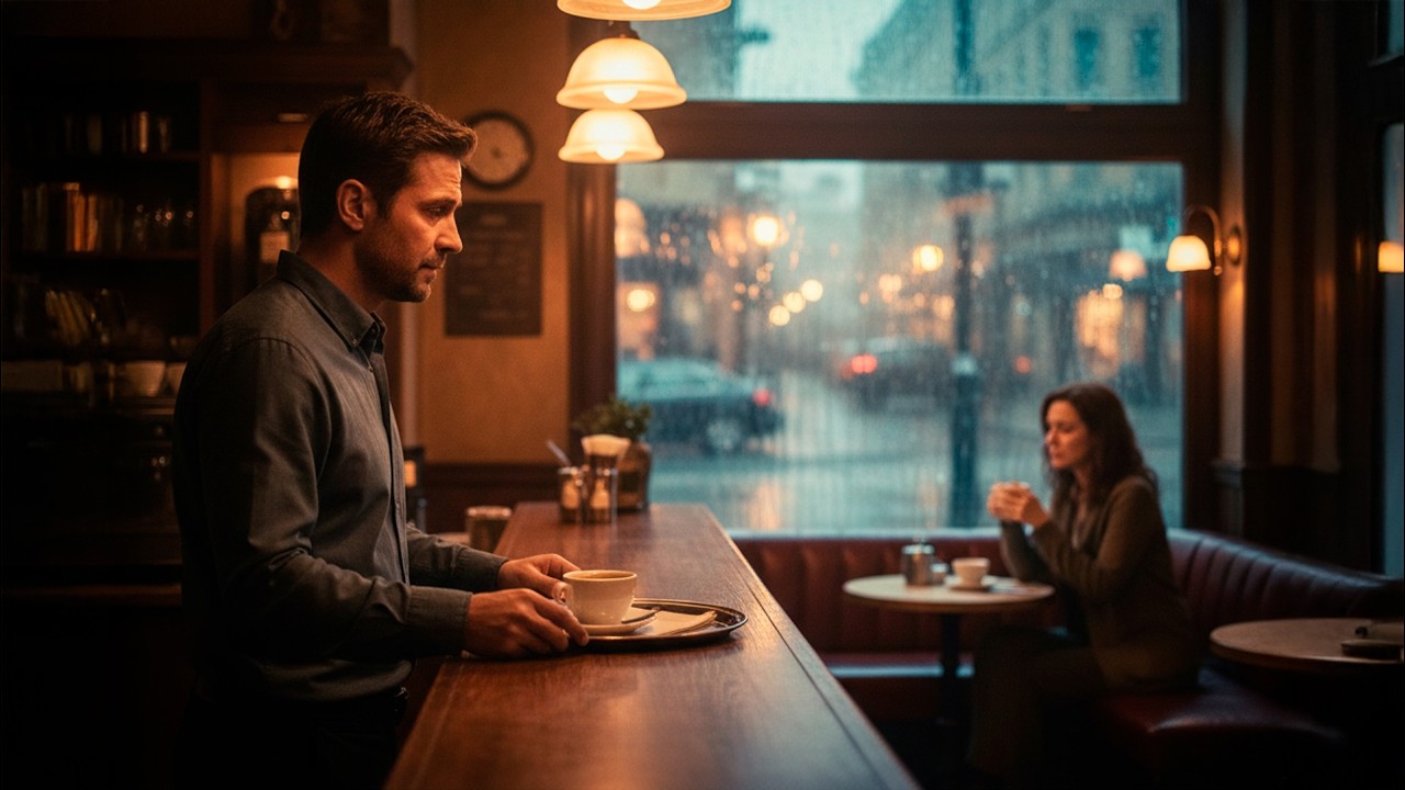 Sie kam jeden Morgen in sein Café – bis er erkannte, dass auch sie einsam war!