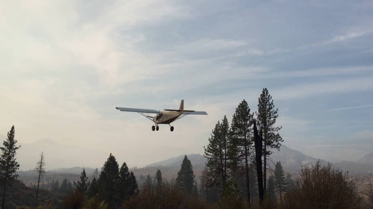 Zenith STOL departure in HIgh Sierras