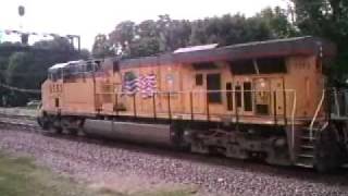 Must See, comment! Railfanning Rochelle IL with Lenavideos July 19th, 8 Engine Powerhouse!
