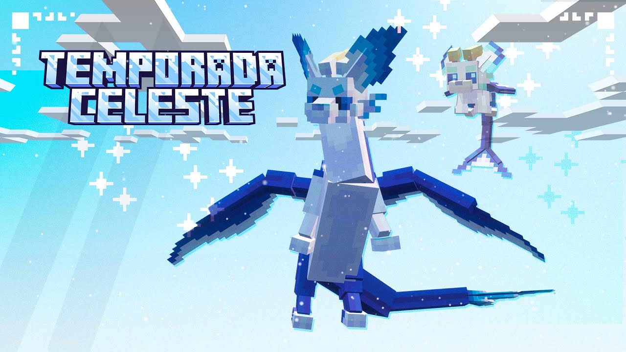 A ERA CELESTE DO MINECRAFT | PASSE DE BATALHA SURVIVAL BRASIL | MELHOR ...