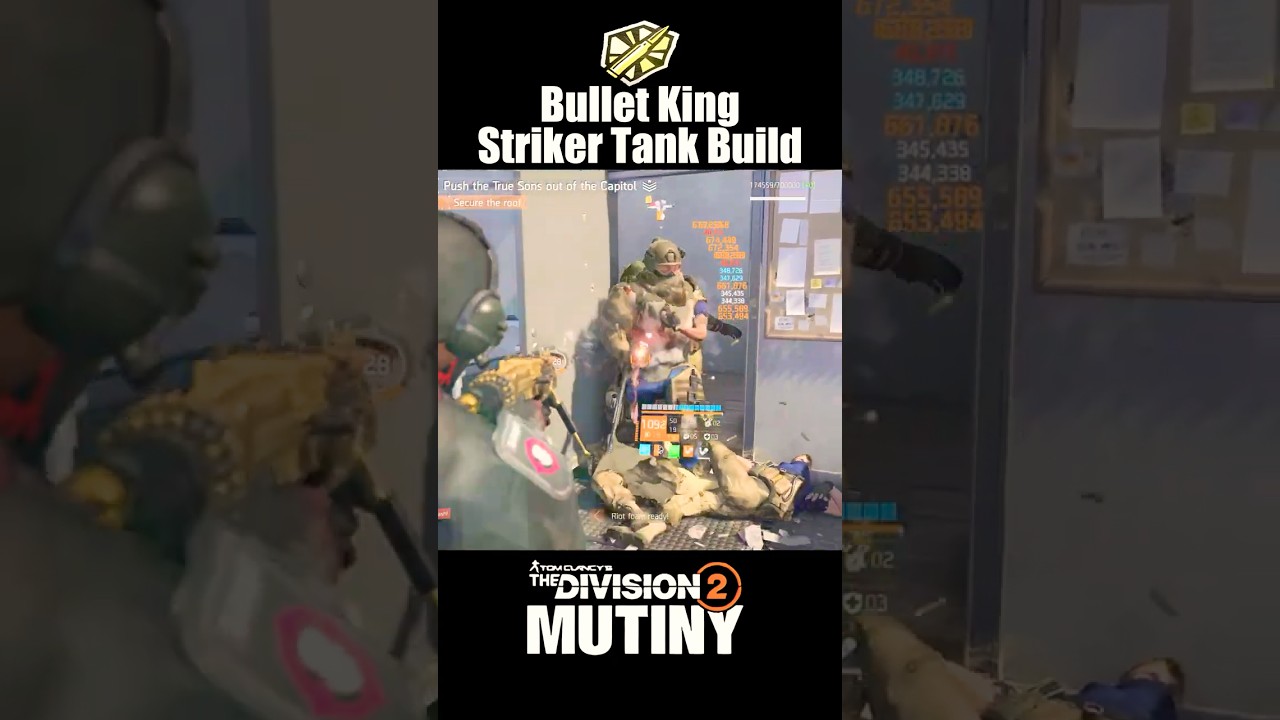 Capitol Building | GOLDEN BULLET | BULLET KING Striker Tank Build - The Division 2 