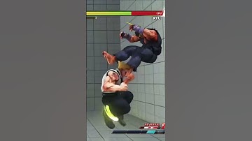 Street Fighter 5 Guile Hard Combo with no damage!