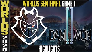 G2 vs DWG Highlights Game 1 | Semifinals Worlds 2020 Playoffs | G2 Esports vs Damwon Gaming G1