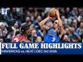 Mavericks Highlights vs. Miami Heat | December 3, 2025