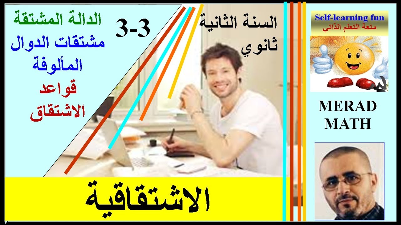 الدرس 3-3: الاشتقاقية ( الثانية ثانوي)الدالة المشتقة. مشتقات الدوال المألوفة .قواعد الاشتقاق
