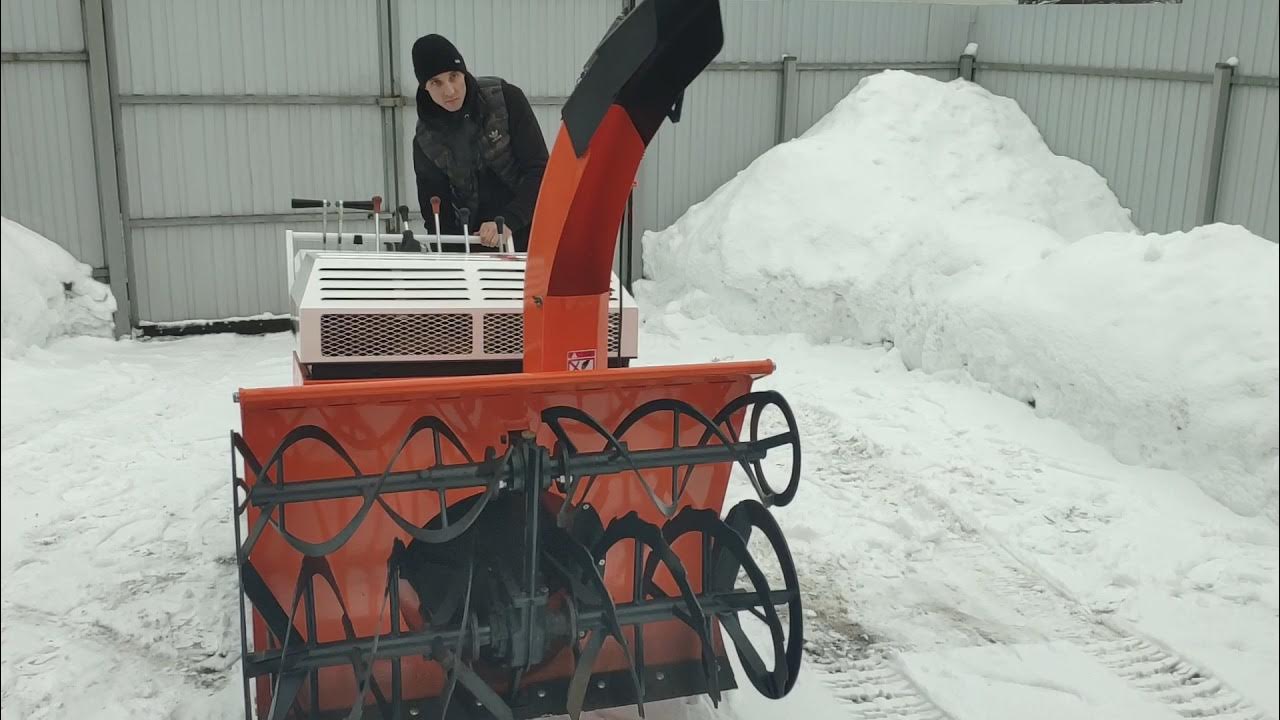 Дизельный снегоуборщик kubota ksr 18 - YouTube
