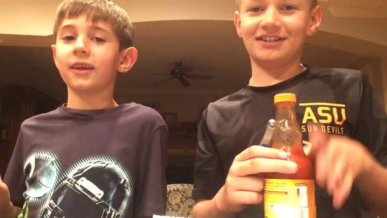 Eating hot sauce YouTube