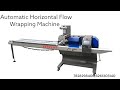 Automatic High Speed Flow wrap Machine!! scrubber pouch packing machine