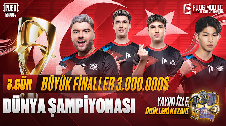 [TR] 2024 PMGC Büyük Finaller | Gün 3 | PUBG MOBILE Global Championship