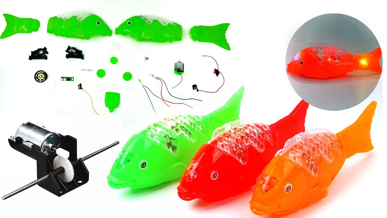 restoration electric fish DIY fish inside invention electric fish toy restoration Shark