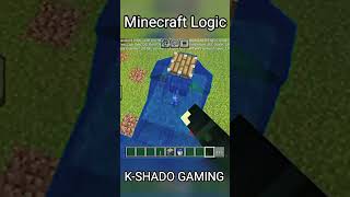 Minecraft Logic #minecraft #viral