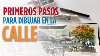PRIMEROS PASOS PARA DIBUJAR EN LA CALLE | Acuarela | Sketching Madrid | kit básico | Juan Linares |