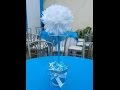 COMO HACER CENTROS DE MESA PARA BAUTIZO