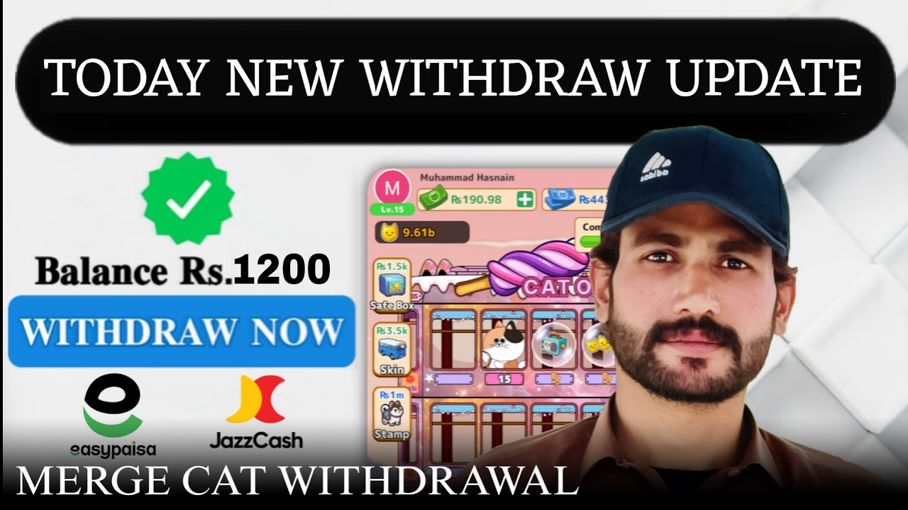 Merge Cat Withdrawal Update 💥 Merge Cat Withdrawal Problem | Merge Cat Real or Fake | Marge Cat Game