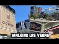 Walking Las Vegas 8/29/22 | Paris Hotel, Cosmopolitan, Bellagio Hotel | Walking Las Vegas Hotels