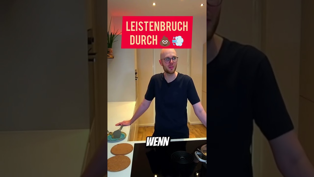 Leistenbruch durch 💩