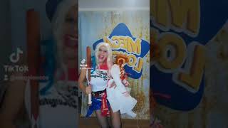 Arlequina E O Filho Da Irmã Malvada Dançando Com O Coringa