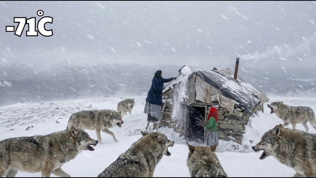 Как выжить в заснеженных горах Якутии — вдова и её дочь.
