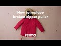 How to fix a broken zipper puller