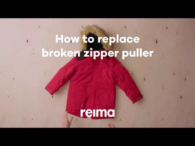 How to fix a broken zipper puller 