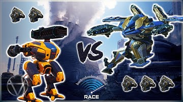 [WR] 🔥 Fafnir VS Hellburner – Race (Speed Boosted) | War Robots