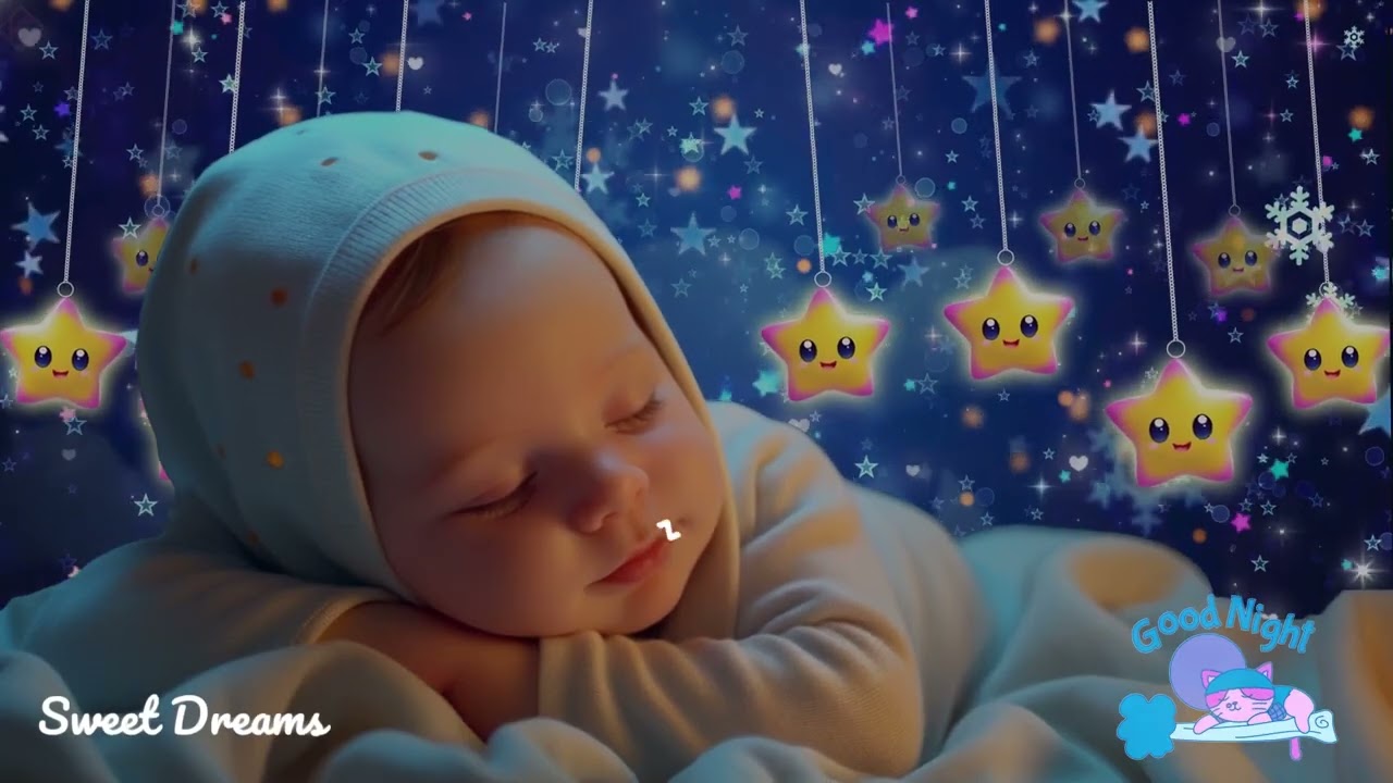 Baby Sleep Music 💤 Baby Falls Asleep Fast in 3 Minutes 🌙 Mozart & Brahms Lullabies
