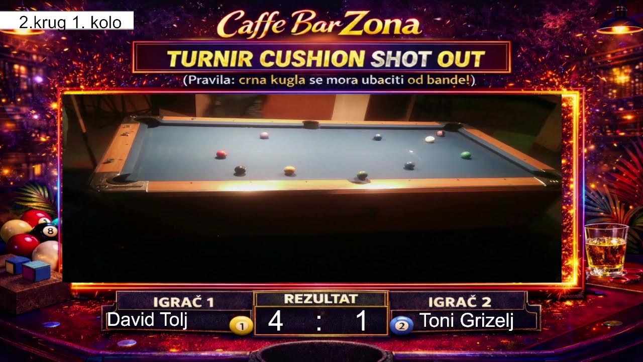 Bilijar liga Zona 2026.