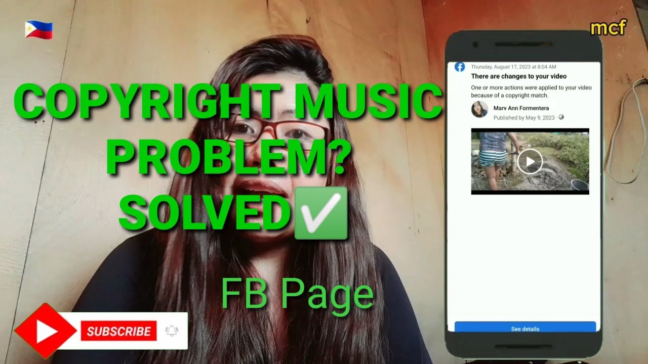 Copyright claim sa music background sa fb page mo ito yong sagot, WAG MONG E DELETE 